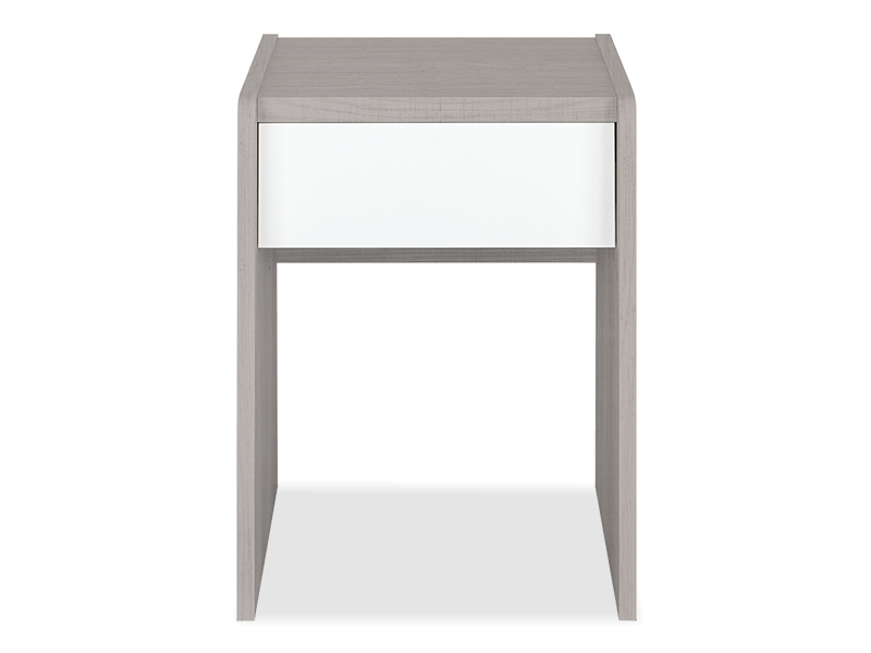 積木系列麻紗灰桌體-簡約小邊桌