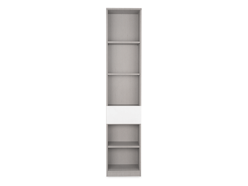 積木系列麻紗灰-開放式儲物書櫃