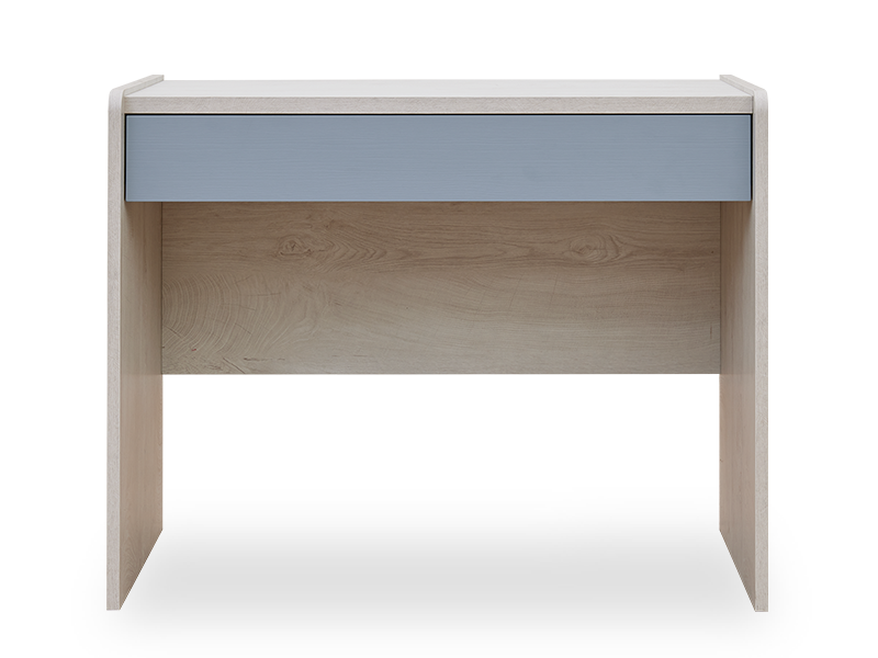 積木系列英倫群青白橡桌體-簡約書桌